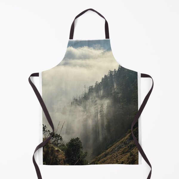 Item preview, Clouds and Mist Covering Forest Trees Photographic Print designed and sold by Mother-Nature65.