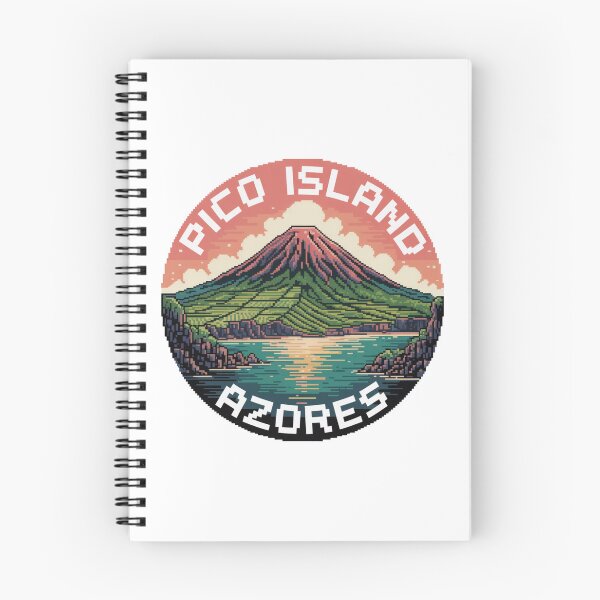 Item preview, Pico Island Azores – Pixel Art Volcano & Atlantic Coast designed and sold by CircinusStore.