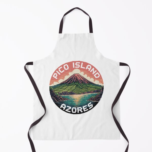 Item preview, Pico Island Azores – Pixel Art Volcano & Atlantic Coast designed and sold by CircinusStore.