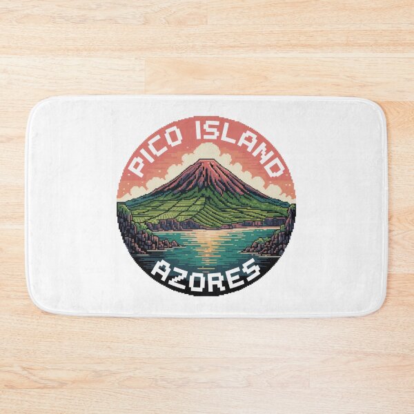 Item preview, Pico Island Azores – Pixel Art Volcano & Atlantic Coast designed and sold by CircinusStore.