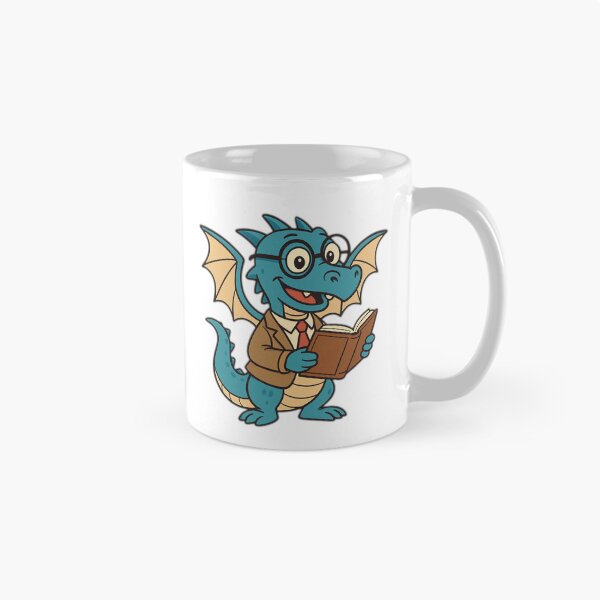 Item preview, Bookworm Dragon – Cute Nerdy Dragon Art designed and sold by the-dovlat.