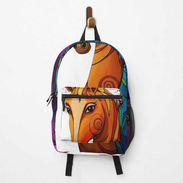 Item preview, Colorful Trio of Horses – Vibrant Abstract Art Print designed and sold by R-B-Colors.