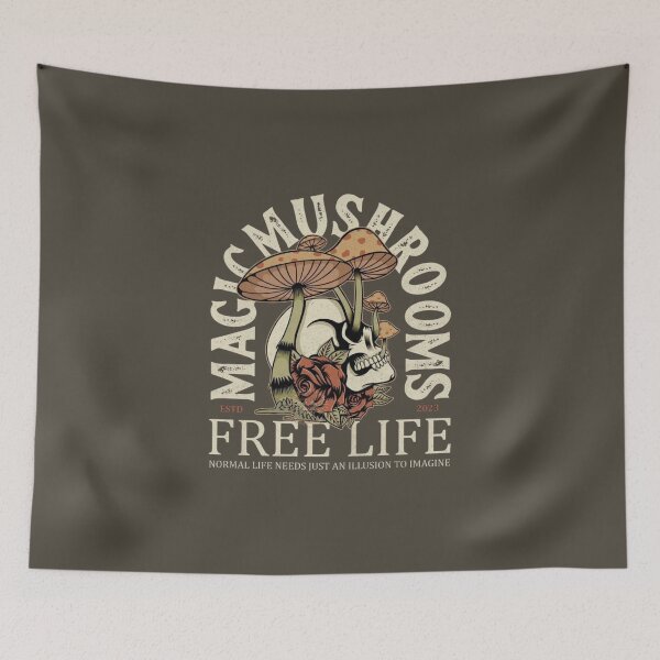 Item preview, Nature Skull Vintage Free Life designed and sold by Oniyasha.
