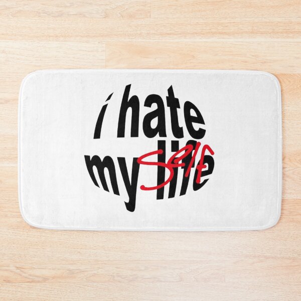 Item preview, I Hate My Life Self Typography designed and sold by Oniyasha.