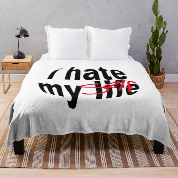Item preview, I Hate My Life Self Typography designed and sold by Oniyasha.