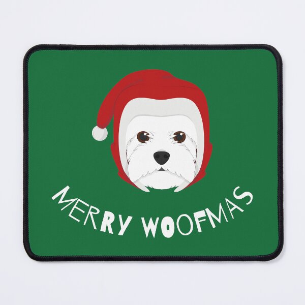 Item preview, Merry Woofmas | West Highland Terrier | White designed and sold by annemyne.