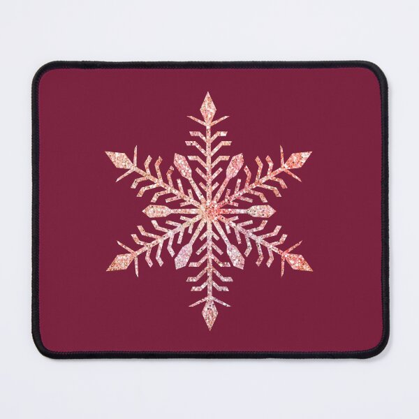 Item preview, Rose Gold Glitter Snowflake designed and sold by Jeallan Designs.