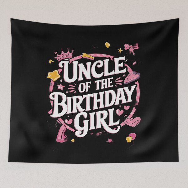 Item preview, Uncle Of The Birthday Girl Doll Family Party Decorations  designed and sold by BeetleMalon.