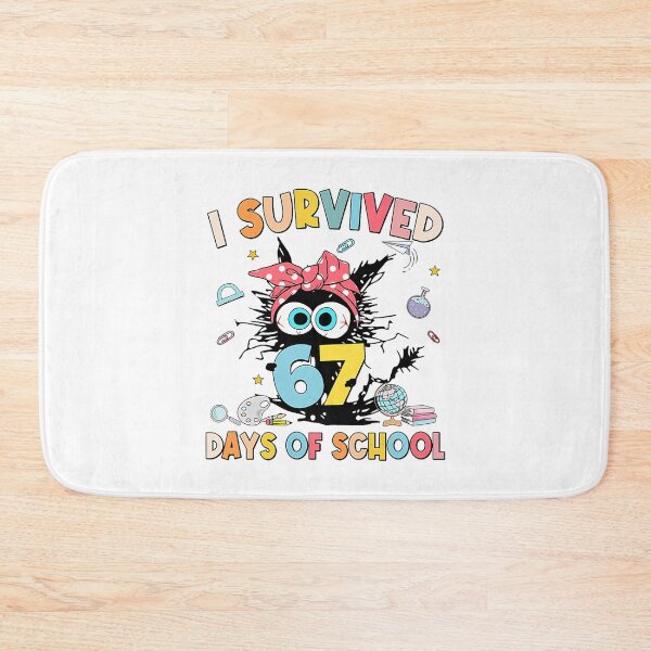 Item preview, School Student 67 Teacher Classic Days Funny I of 67 Survived Meme designed and sold by SteveSaccoro.