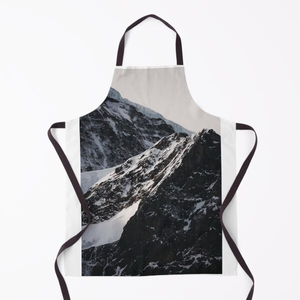 Item preview, Two Snowy Mountains Grey Sky Photographic Print designed and sold by Mother-Nature65.