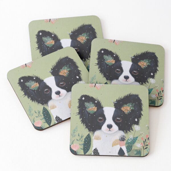Item preview, PAPILLON DOG illustration .1 designed and sold by lautir.