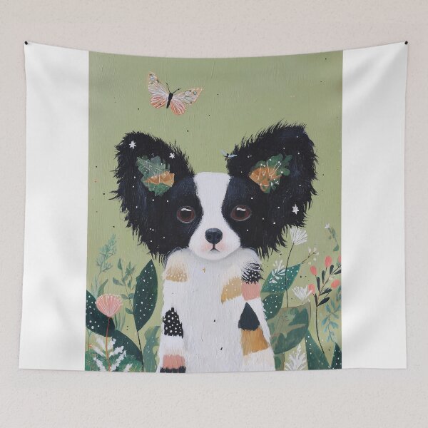 Item preview, PAPILLON DOG illustration .1 designed and sold by lautir.