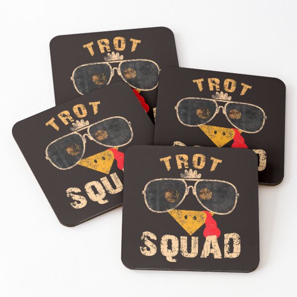Item preview, Trot Squad Cool Turkey With Sunglasses And Fun Thanksgiving Running Holiday Energy designed and sold by cosettacir6382.