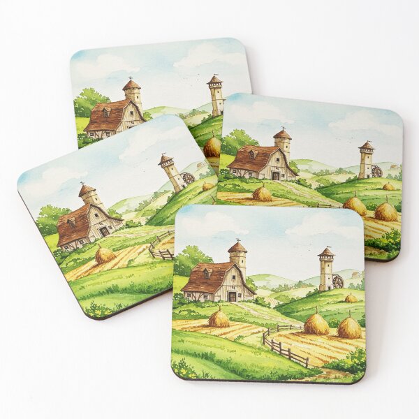 Item preview, Rural landscape designed and sold by Design4uStudio.