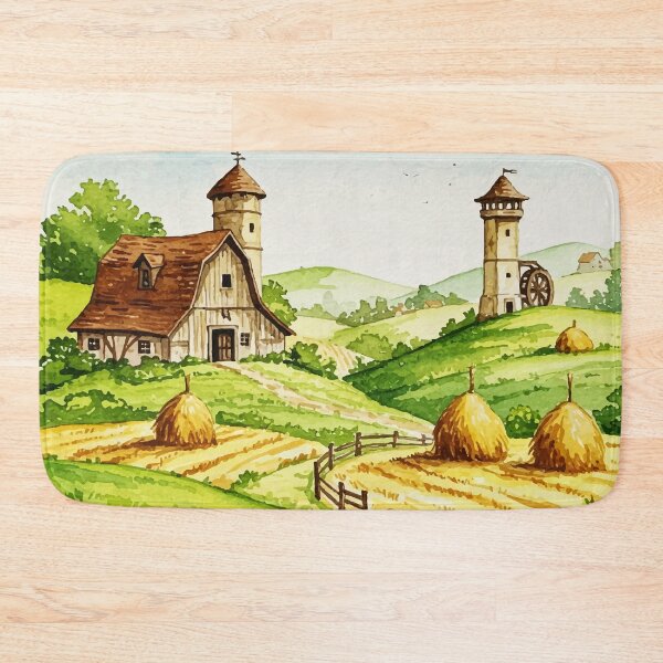 Item preview, Rural landscape designed and sold by Design4uStudio.