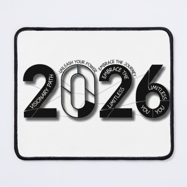 Item preview, 2026 Visionary Path & Limitless You - Motivational New Year Design designed and sold by designwiss.