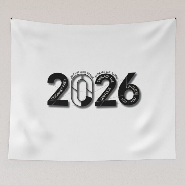 Item preview, 2026 Visionary Path & Limitless You - Motivational New Year Design designed and sold by designwiss.