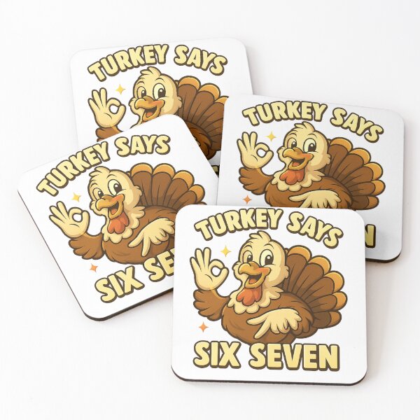 Item preview, Funny Turkey Says Six Seven designed and sold by WearTheArtx.