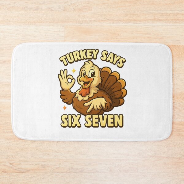 Item preview, Funny Turkey Says Six Seven designed and sold by WearTheArtx.