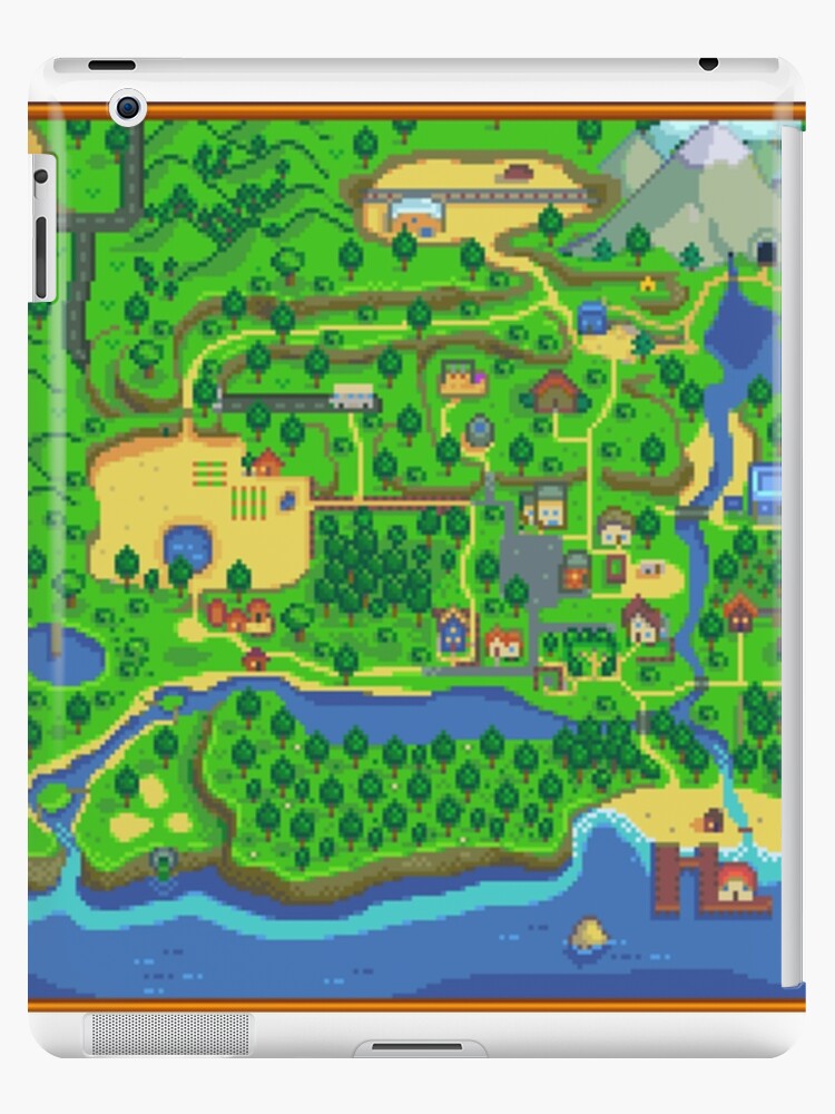 Stardew Valley Map Ipad Case Skin By Catgardens Redbubble