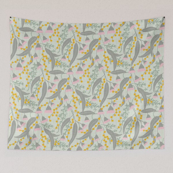 Item preview, Pastel Eucalypt Blossom & Wattle Lights designed and sold by clary + sage.