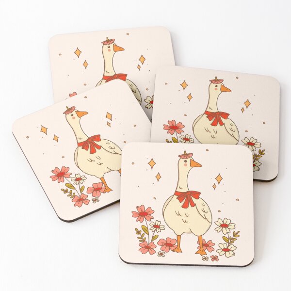 Aperçu de l'œuvre Charme floral Cottagecore Goose créée et vendue par Oniyasha.