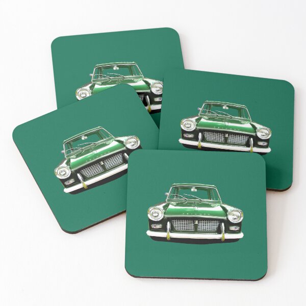 Item preview, Triumph Herald classic 1960s British car bold green designed and sold by soitwouldseem.