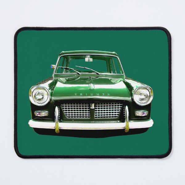 Item preview, Triumph Herald classic 1960s British car bold green designed and sold by soitwouldseem.