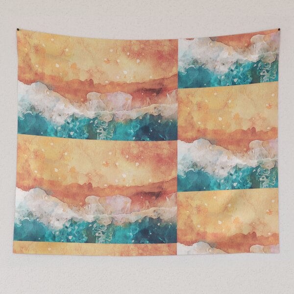 Item preview, Watercolor Pastel Background Texture, Soft Blue Purple Abstract Art, Artistic Wash Soft Gradient designed and sold by PrimoPro.