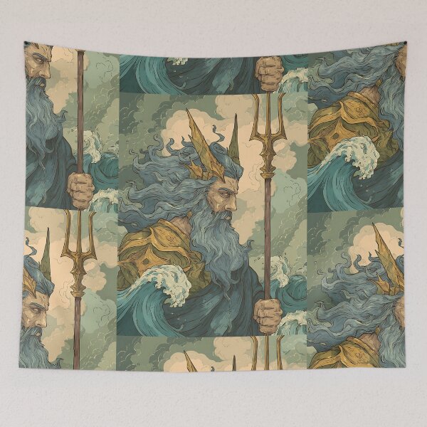 Item preview, Greek Mythology: Sea God Poseidon designed and sold by bapupa.