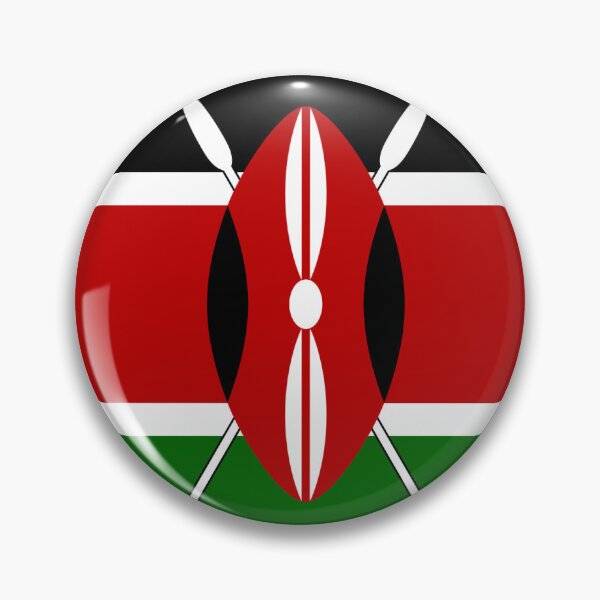 Item preview, Kenya Flag – Shield of Freedom and Heritage Design designed and sold by Dany05117671.