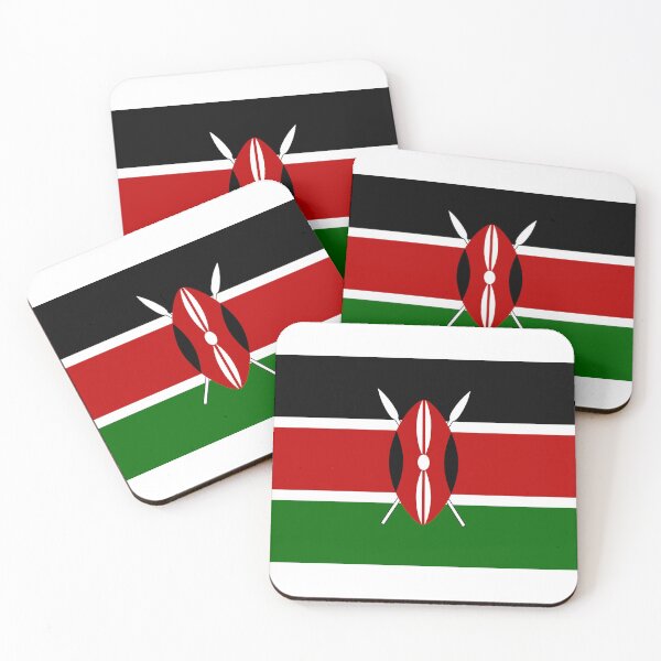 Item preview, Kenya Flag – Shield of Freedom and Heritage Design designed and sold by Dany05117671.