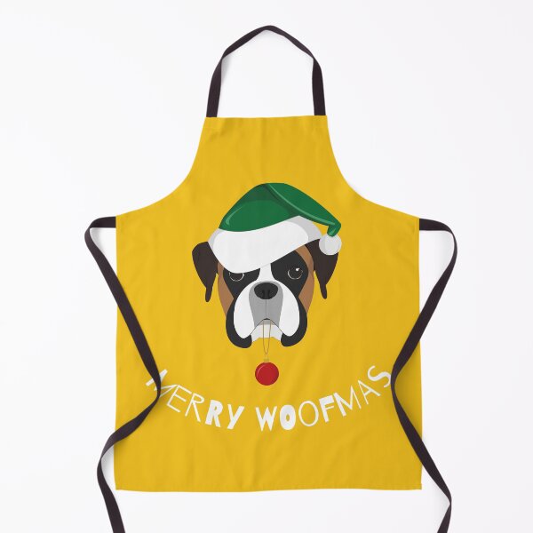 Item preview, Merry Woofmas | Boxer | White designed and sold by annemyne.