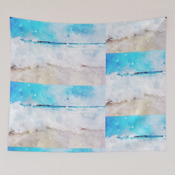 Item preview, Watercolor Pastel Background Texture, Soft Blue Purple Abstract Art, Artistic Wash Soft Gradient designed and sold by PrimoPro.