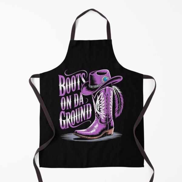 Item preview, Boots On Da Ground Boot Cowboy Purple Western designed and sold by NewIdeasSArt.