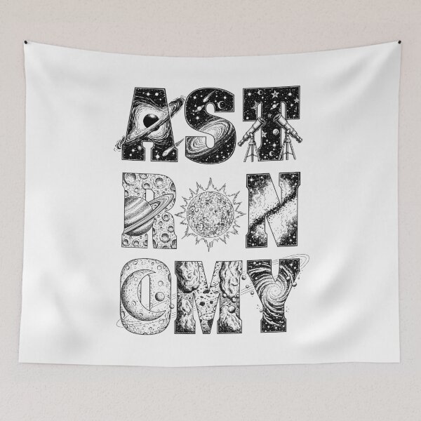 Item preview, Astronomy Astronomer Typography Astronomers Space Science designed and sold by GrandeDuc.