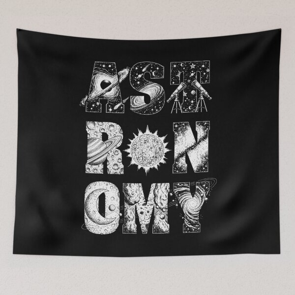 Item preview, Astronomy Astronomer Typography Astronomers Space Science designed and sold by GrandeDuc.