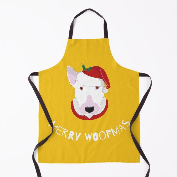 Item preview, Merry Woofmas | Bull Terrier | White designed and sold by annemyne.