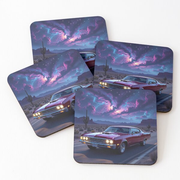 Item preview, Retro Drive Divine – Between speed, sunset & surreal glow, a cosmic cruise of a different kind unfolds. designed and sold by FotoworldEdel.
