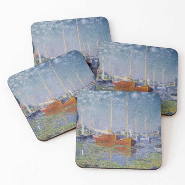 Item preview, Red Boats, Argenteuil designed and sold by SharonTheFirst.