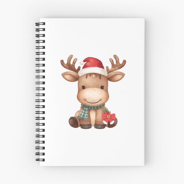 Item preview, Bison with Christmas Hat designed and sold by Fouziaart08.