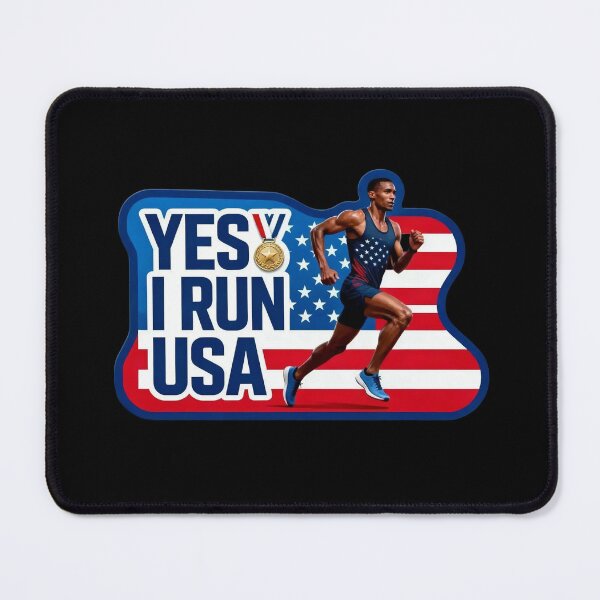 Item preview, YES, I RUN USA – Running Power designed and sold by gwmediaDK.