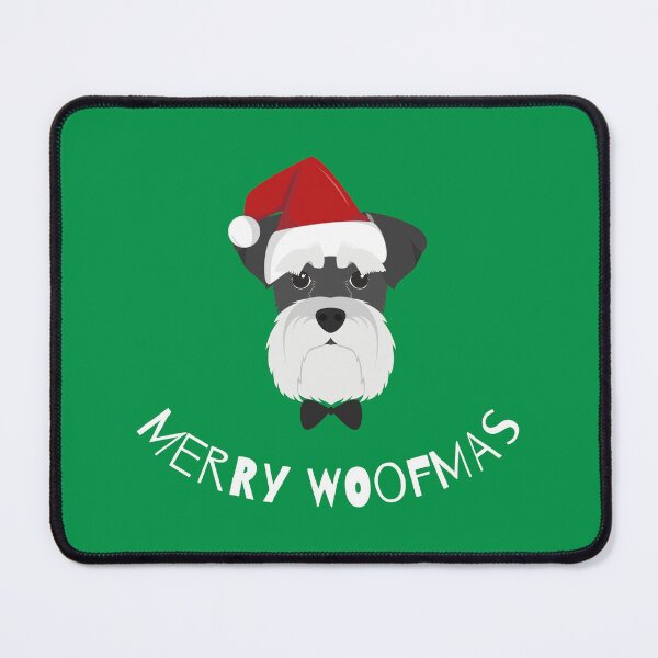 Item preview, Merry Woofmas | Schnauzer | White designed and sold by annemyne.