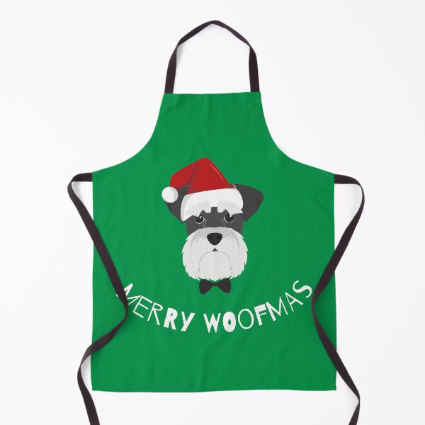 Item preview, Merry Woofmas | Schnauzer | White designed and sold by annemyne.