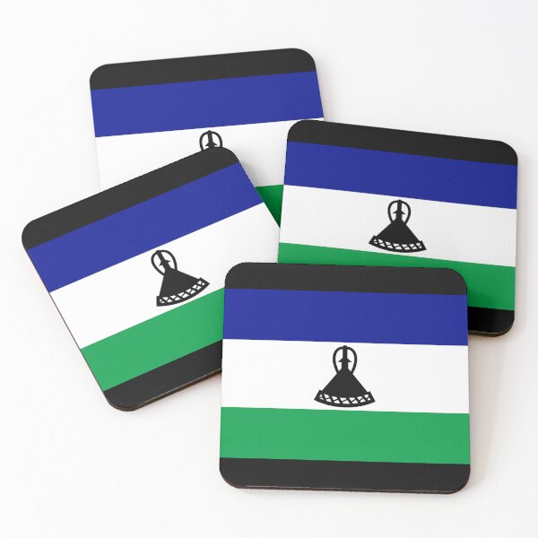 Item preview, Lesotho Flag – Basotho Hat of Peace and Tradition Design designed and sold by Dany05117671.