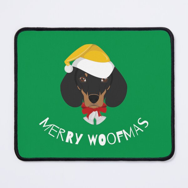 Item preview, Merry Woofmas | Dachshund | White designed and sold by annemyne.