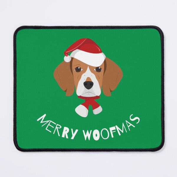 Item preview, Merry Woofmas | Beagle | White designed and sold by annemyne.