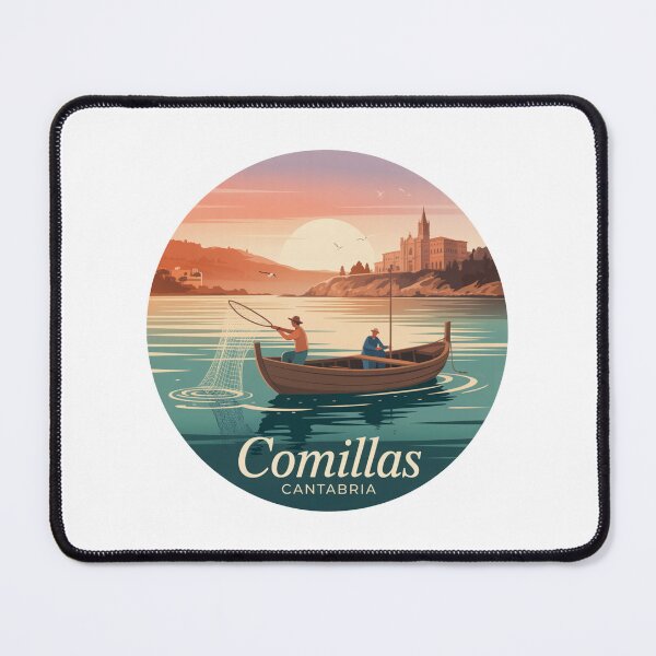 Item preview, Comillas Cantabria Fishermen Coastal Sunset designed and sold by CircinusStore.
