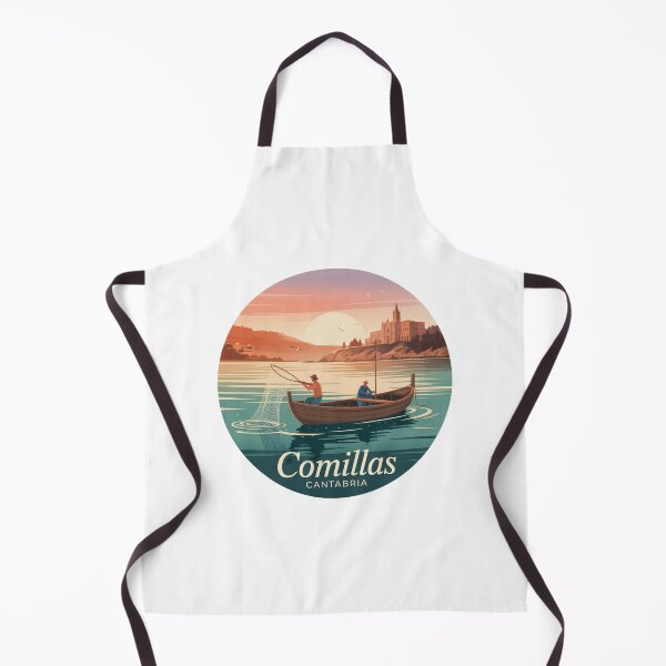 Item preview, Comillas Cantabria Fishermen Coastal Sunset designed and sold by CircinusStore.