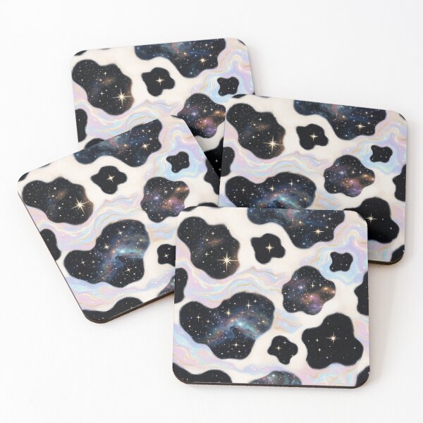 Item preview, Cosmic Galaxy Cow Hide Pattern designed and sold by AiDigitalSanctum.